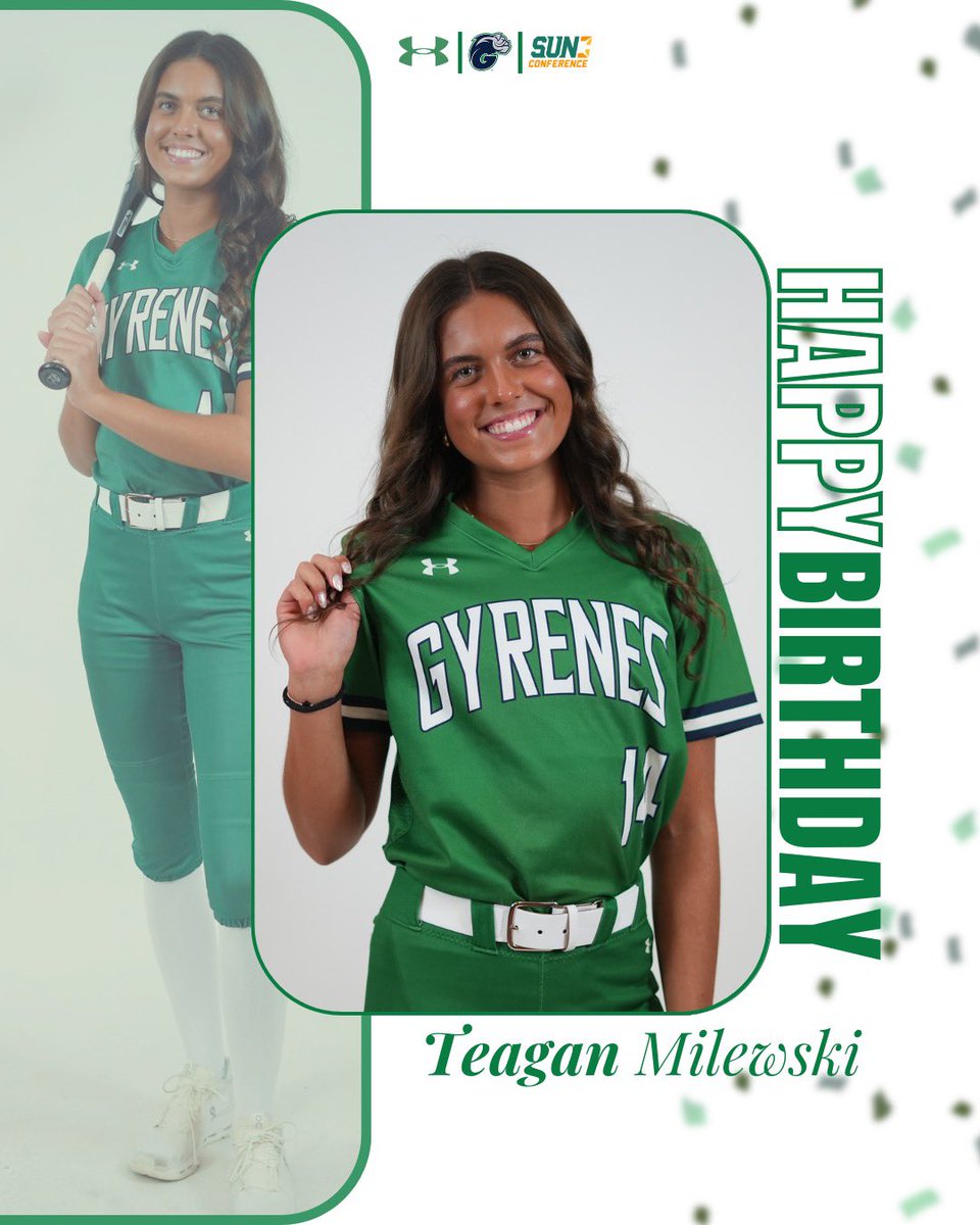 GyreneSoftball's tweet photo. Happy birthday to our freshman outfielder, Teagan Milewski! 🥳 https://t.co/nDErzLGasa