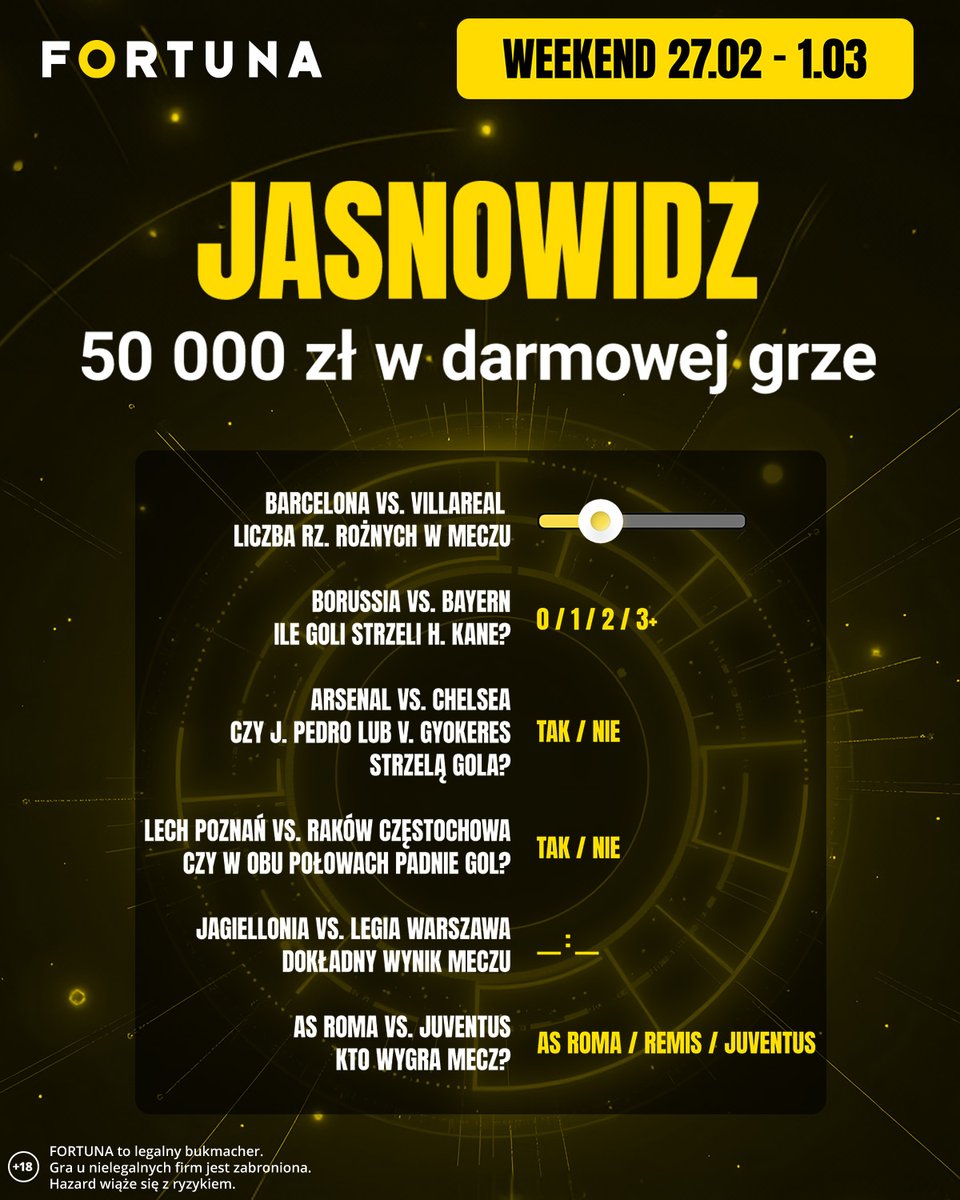 Jasnowidze, kule w ruch! 🔮 Czas na oddanie typów do soboty, godz. 16:15