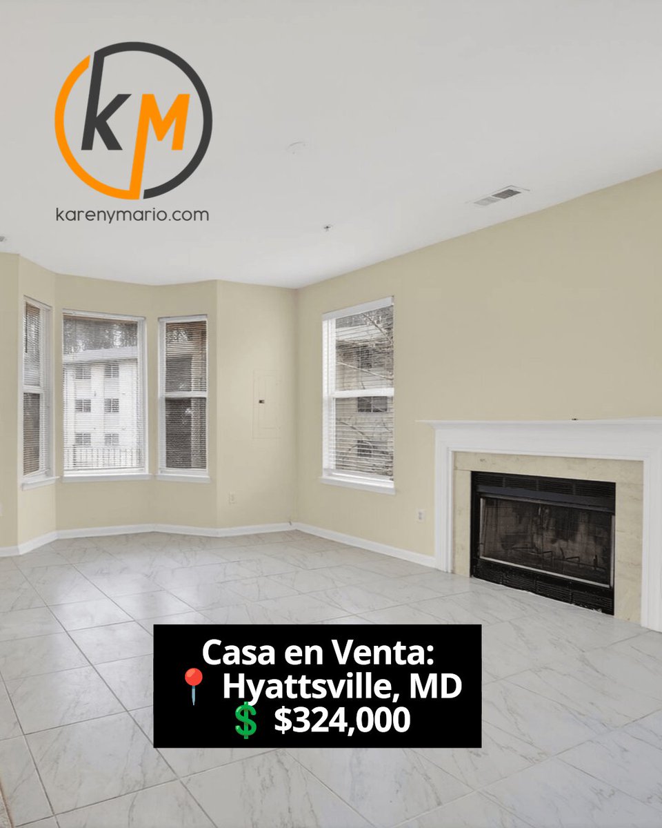 Karenymario1577's tweet image. 🏡✨ Comunidad Latina del DMV!

📍 3552 65th Ave #7E, Hyattsville, MD
💲 $324,000

Townhome de 2 niveles, 3 🛏️, 2.5 🛁, patio privado 🌿, 2 estacionamientos 🚗 y HOA $215. Cerca de Metro 🚇, buses y tiendas 🛍️.

📲 ¡Agenda tu tour hoy!

#HyattsvilleMD #DMVRealEstate #DMVArea