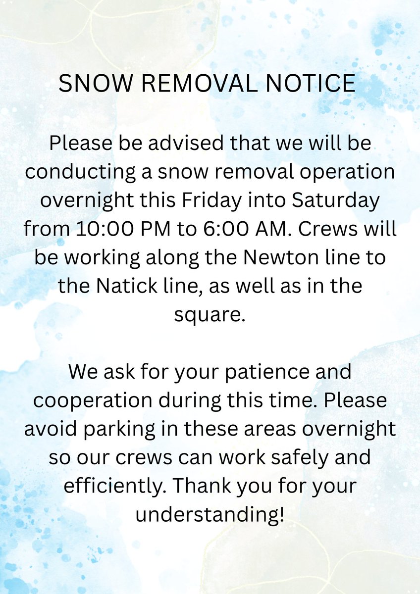 Wellesley DPW tweet media