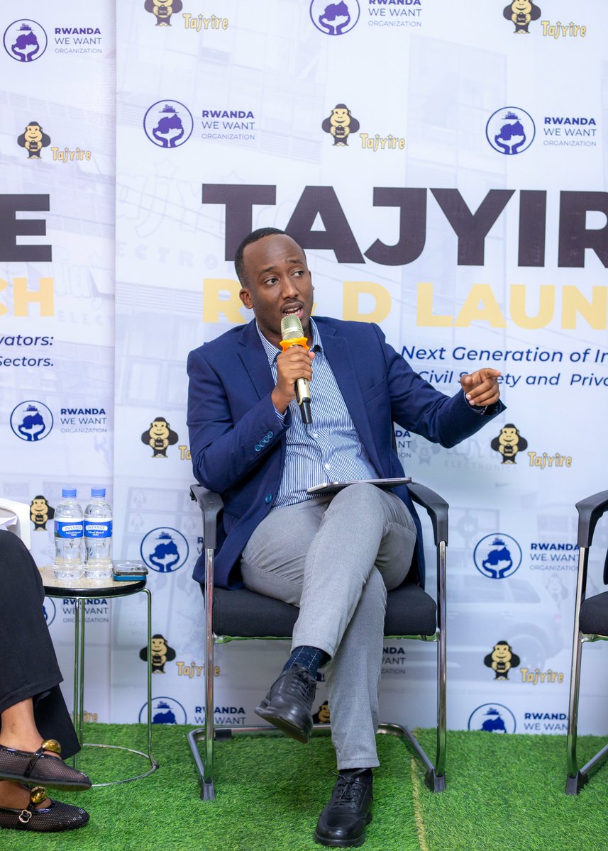 rwandawewant's tweet photo. A panel discussion themed “Building Rwanda’s Next Generation of Innovators: The Role of the Private Sector, Civil Society, and Government” 

Panelists included Prof. Nelson Ijumba (Coventry University), RWW @TristanMurenzi of RWW &amp;  @GahunguTravis of Tajyire. 2/3 https://t.co/CfTwhzM62D