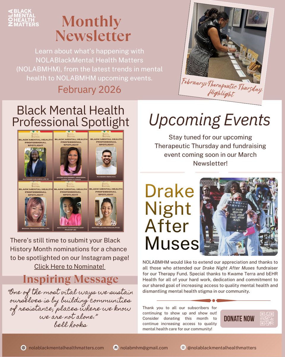 NOLA Black Mental Health Matters tweet media