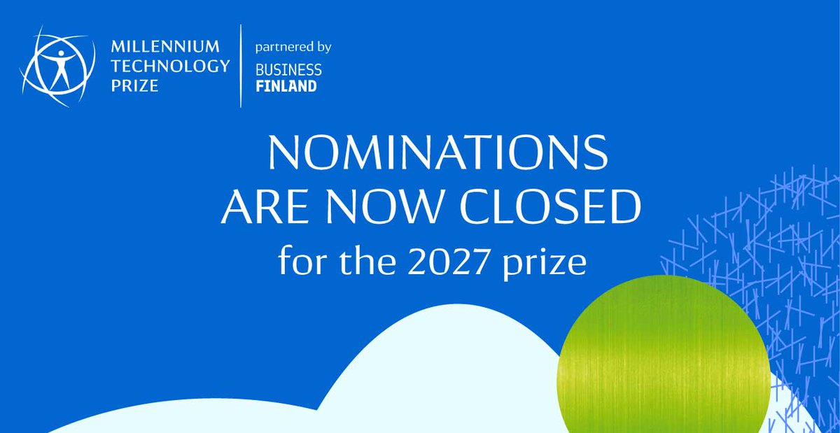 Millennium Technology Prize (@millenniumprize) / Posts / X