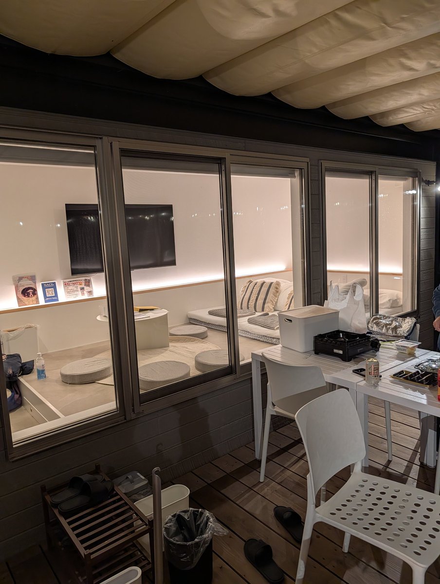 はじめてグランピング施設利用したけど快適過ぎて感動した。テント泊に戻れるかな？
NAGI dog glamping ena