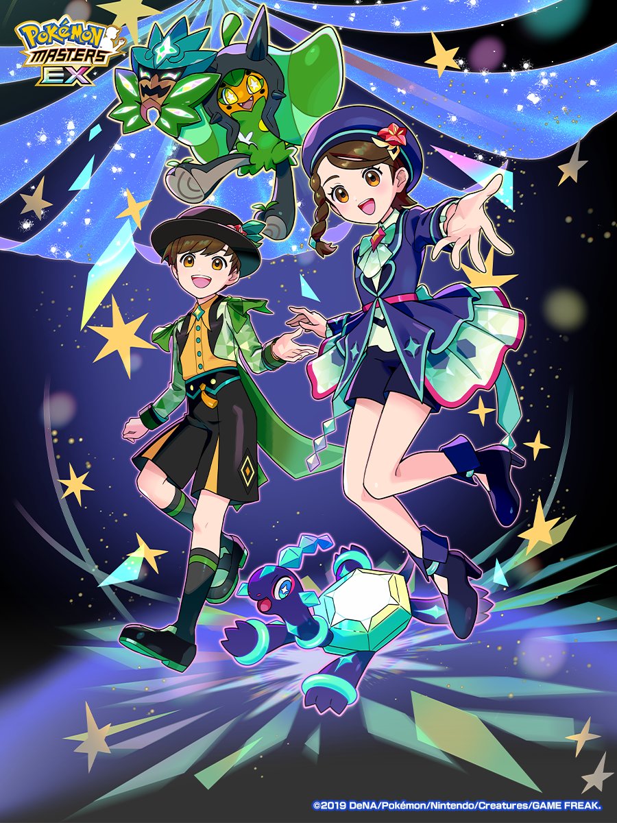 ㊗️#ポケマスEX 6.5周年🎊

🟢ハルト（26アニバーサリー）＆オーガポン
🔵アオイ（26アニバーサリー）＆テラパゴス

ダブルアニバーサリーのポケマスEXをお見逃しなく👀
#ポケモンプレゼンツ #ポケモン30周年 #Pokemon30