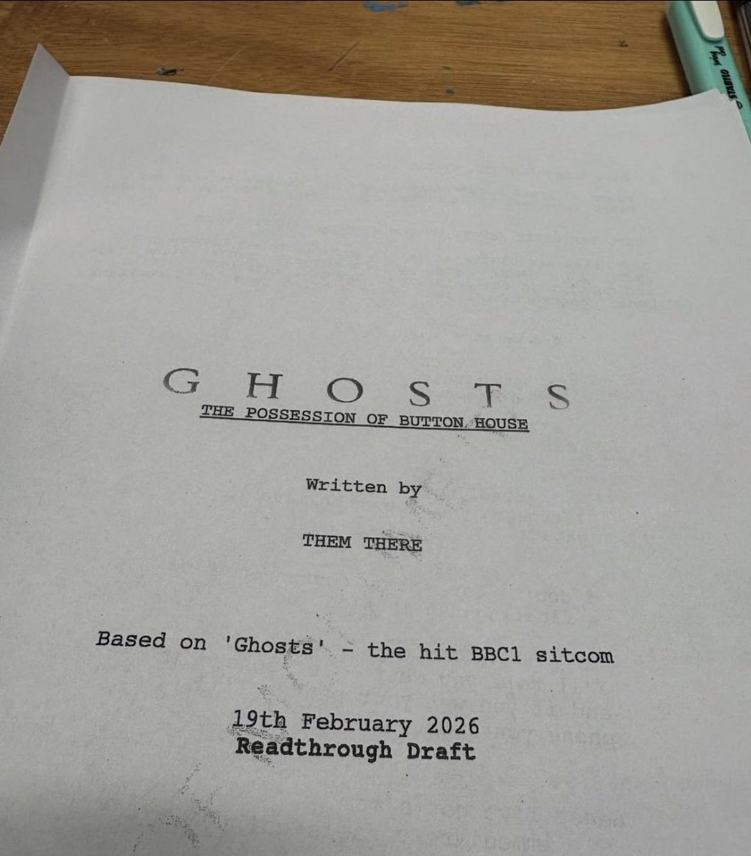 First look at the script!

📸 Jim Howick via Instagram