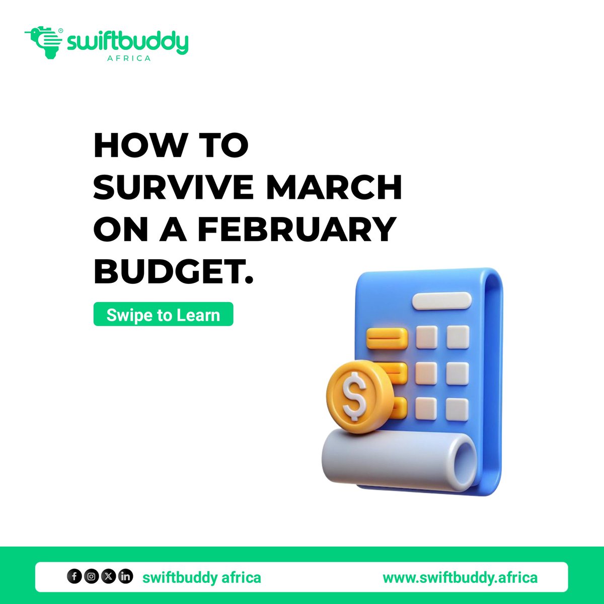 swiftbuddyNG's tweet photo. It's that time again. 

Prepare to pay the important bills first on Swiftbuddy so you don't 'chop' your rent money by mistake. 😅

#swiftbuddyiscoming #lifestyle #swiftbuddyng https://t.co/bVeWCL1Avm