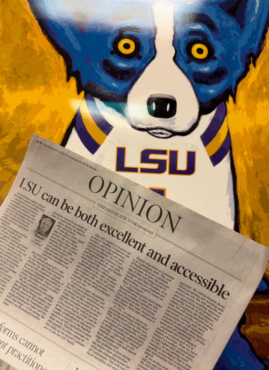 LSU President Dr. Wade Rousse tweet media