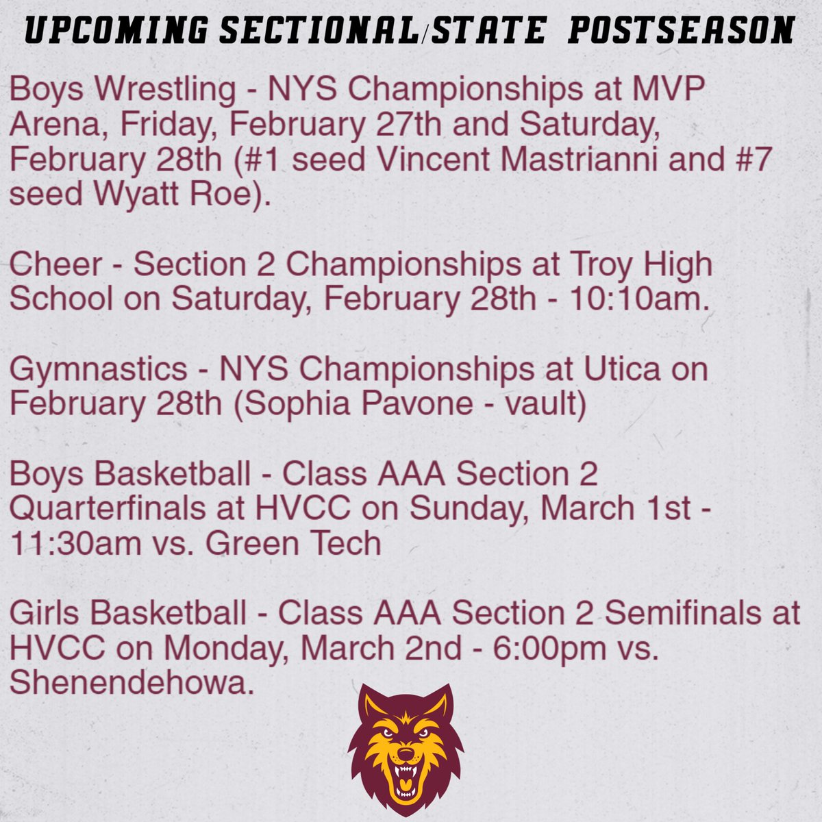 Colonie Athletics tweet media