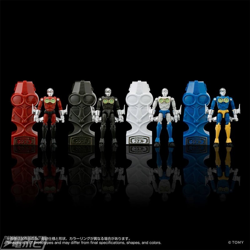 今日の話題】「#ミクロマン コマンド3号」アクションフィギュア4体