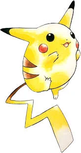 ピカチュウのポーズ。