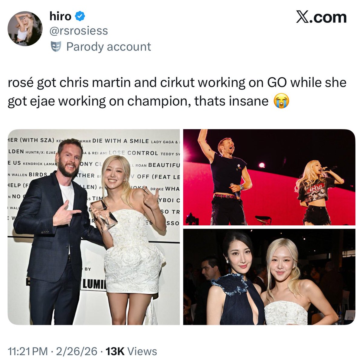 If yall want someone to blame for dr luke being on the album btw