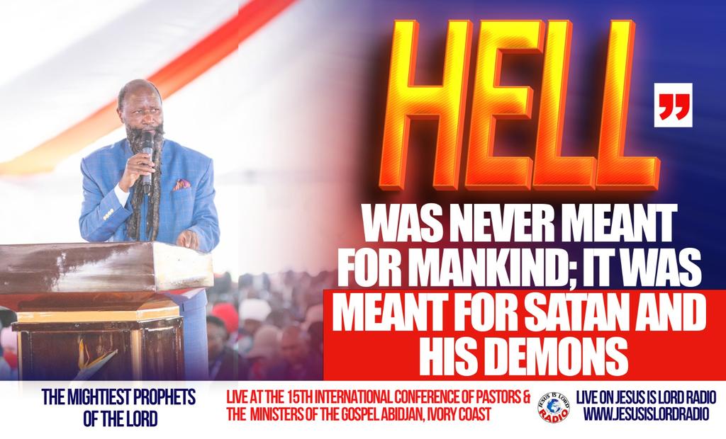 The Reason as to why #HIVBowsToTheLORDJesus  is so that you and I may not end up in Hell.