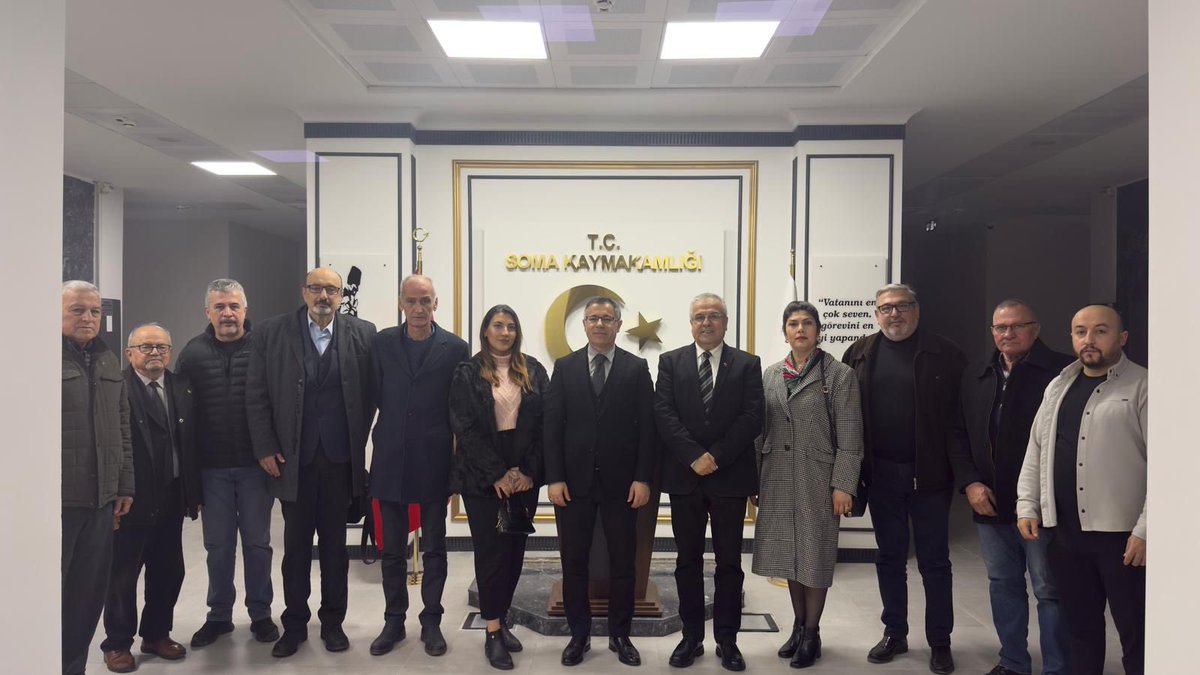 Atatürkçü Düşünce Derneği, Kaymakam Ünal Koç’u ziyaret etti.