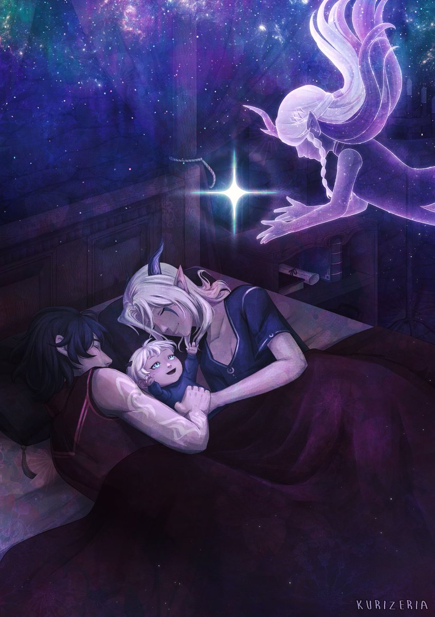 🪶🌙 My part from the Rayllum fanzine, "It Was Always Her"!
#thedragonprince #thedragonking #rayllum