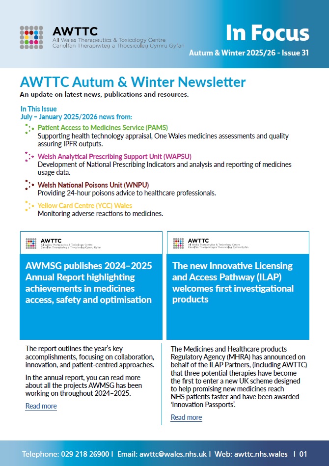 All Wales Therapeutics and Toxicology Centre tweet media