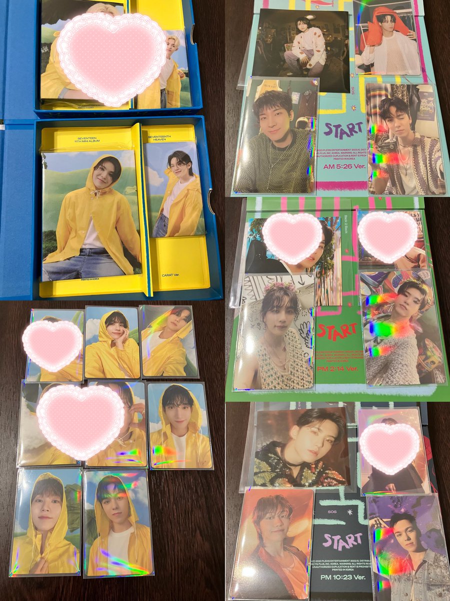 交換希望】 SEVENTEEN セブチ HEAVEN トレカ 譲 : 画像1枚目