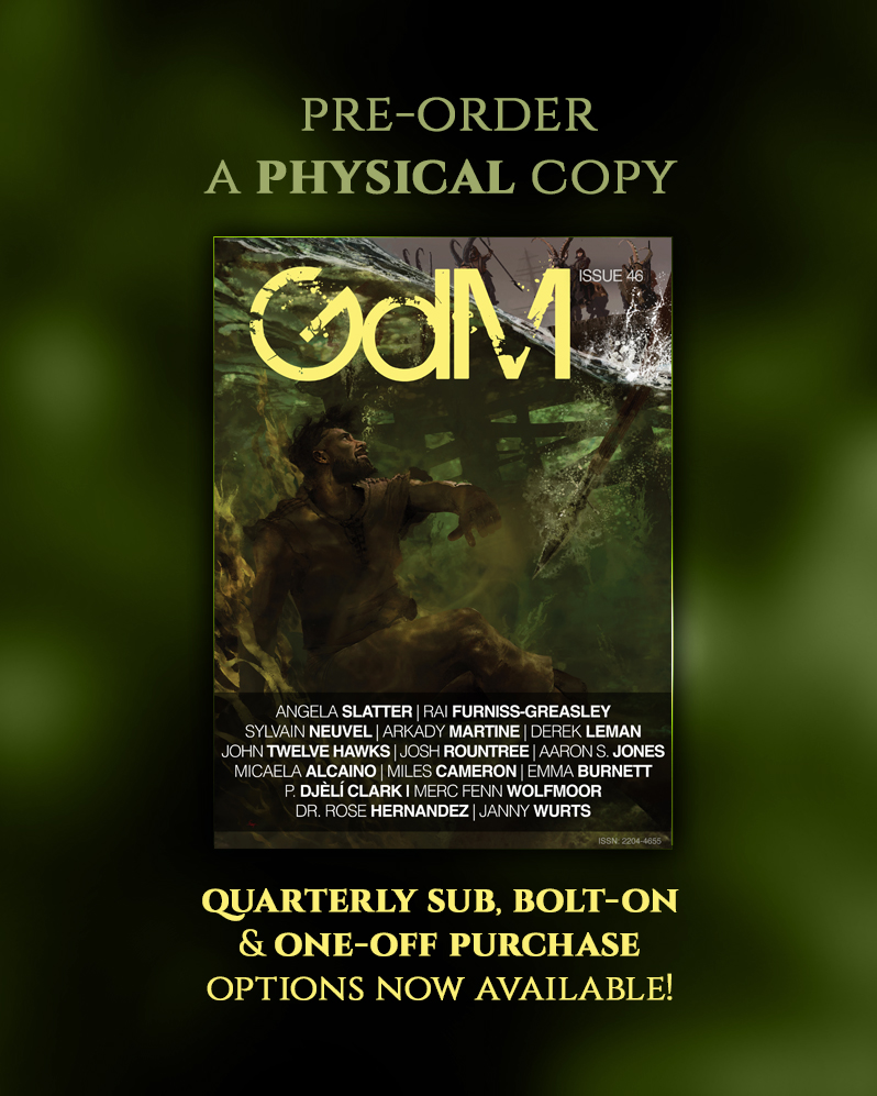 binding_broken's tweet photo. Get ready for the next issue of @Grimdark_Mag  🥳

Issue #46 is now available to pre-order and will ship out in April 2026. 💚 https://t.co/tOLquc6CeY