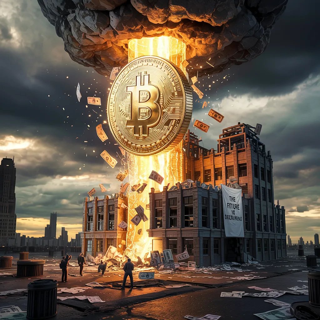 Inflation built this collapse. #Bitcoin builds the future.