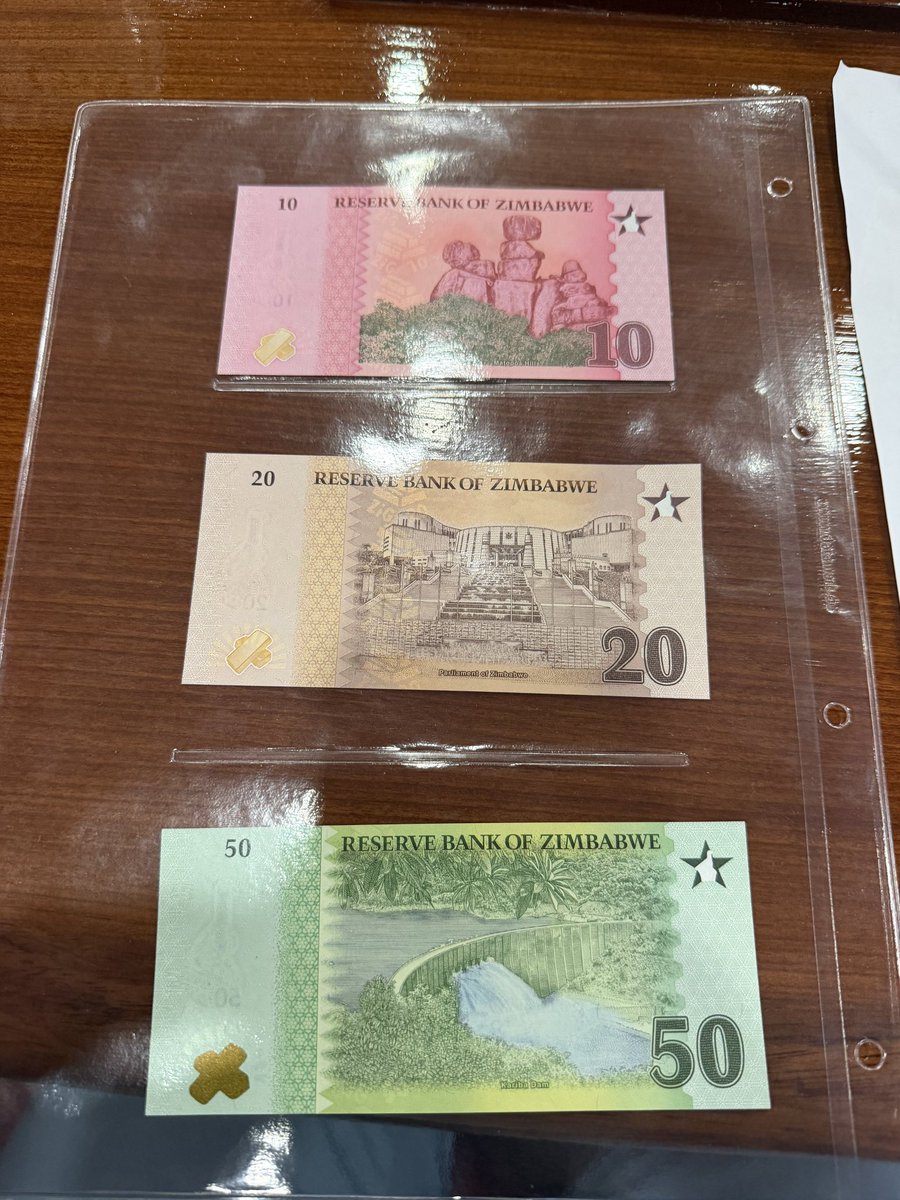 VNgwena1's tweet photo. 🇿🇼 BREAKING NEW GROUND!
Kudos to the Government of Zimbabwe and the Reserve Bank of Zimbabwe for introducing the new ZiG Notes with watertight, world-class security features.
Stronger currency. Stronger confidence. Stronger Zimbabwe. @ReserveBankZIM @ParliamentZim https://t.co/phiNqzl3EN