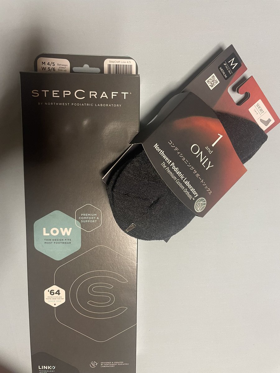 hiro_chiryo_asi's tweet image. 大切な人にインソールのサポートソックス購入されました
素敵です😊🦶

#LifeOTC
#StepCraft
#NWPL

#シューズ選びアドバイス
#井原市