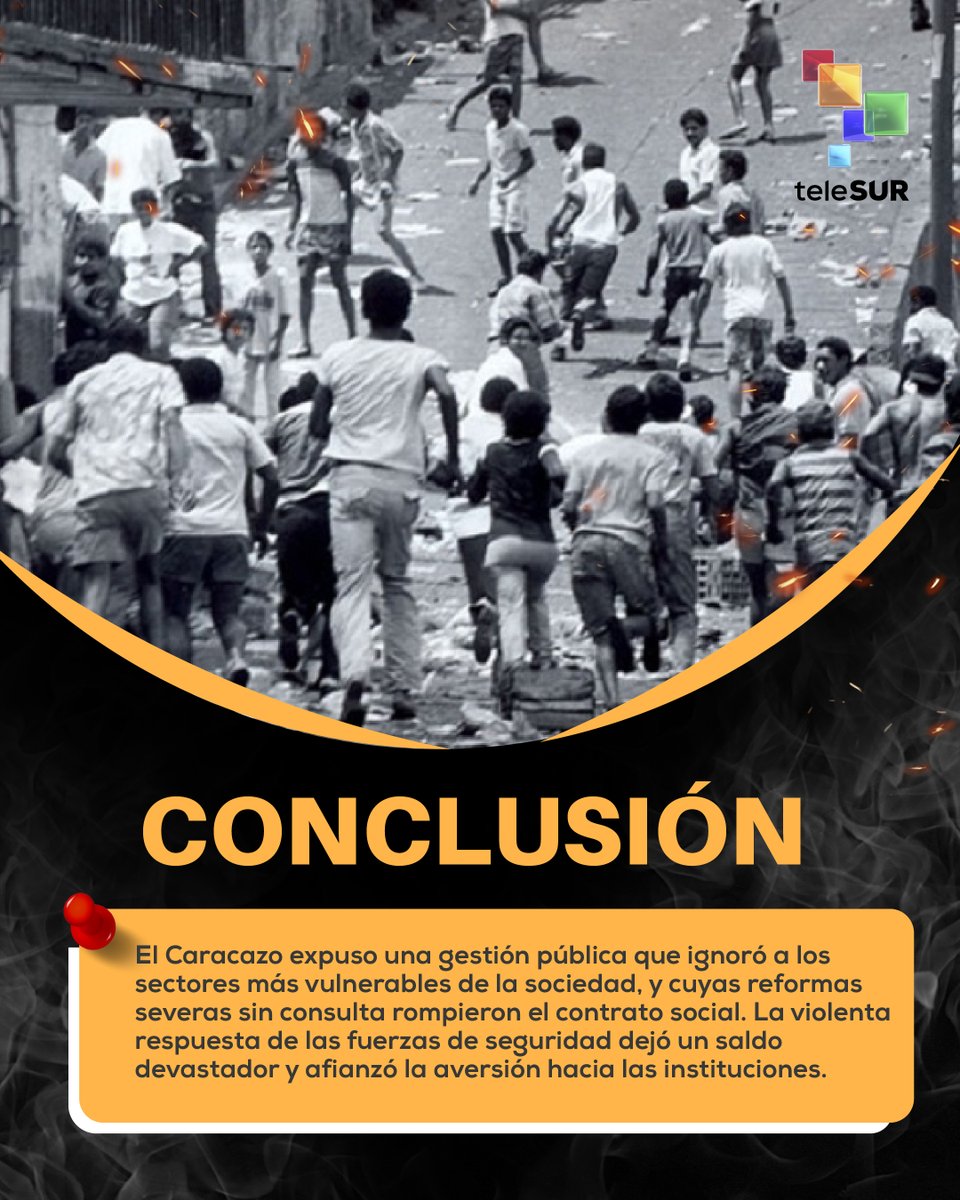 🔴 Este levantamiento popular, conocido como #ElCaracazo, es un recordatorio imborrable de la lucha por la justicia social y la dignidad.