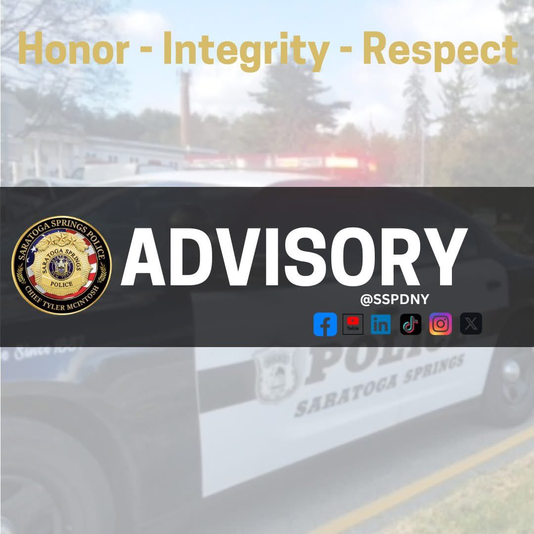 Saratoga Springs PD tweet media