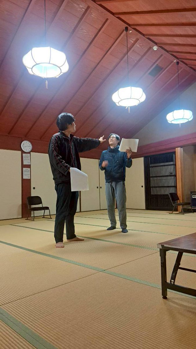 本日の稽古では選曲の確認をしながらシーンをみていきました。
曲が入るとシーンの雰囲気がより鮮明になります！

音響効果は絶大！！！！

#転機ファントリ