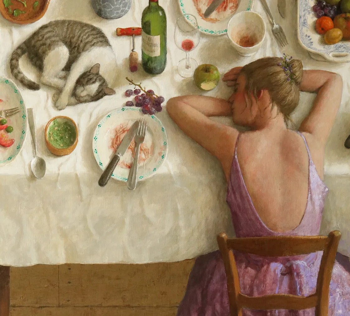 FloydFilipe's tweet photo. Kenne Grégoire
Repose (detail) 2025.
Acrylic on canvas, 80 x 140 cm https://t.co/S5jgpDTT4c