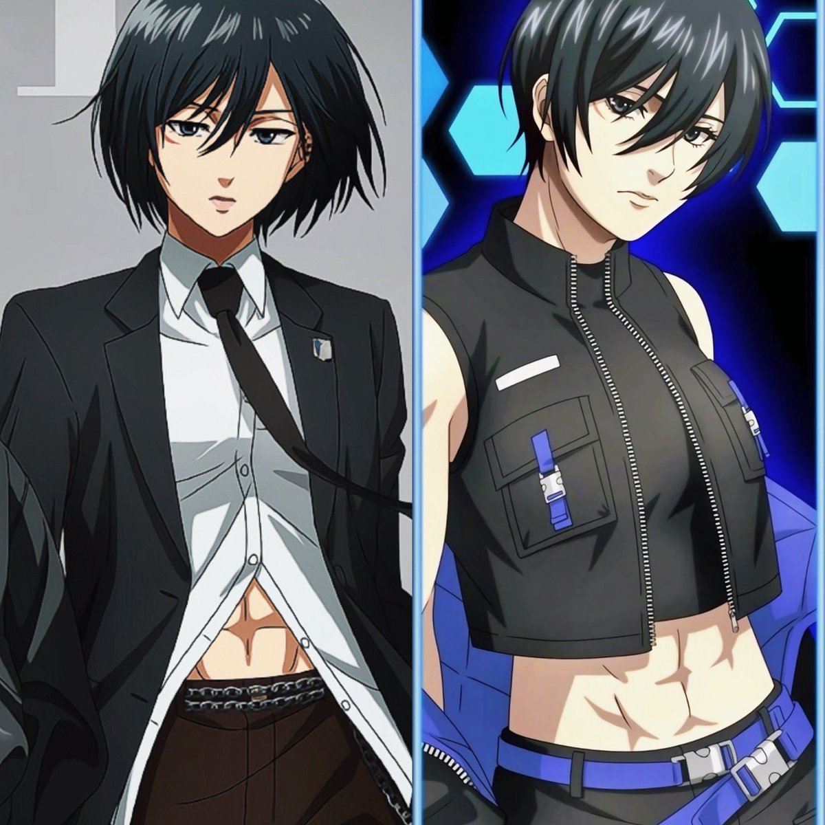 mdemoroha's tweet photo. MIKASA'S ABS SUPREMACY https://t.co/Gt3nM1659S