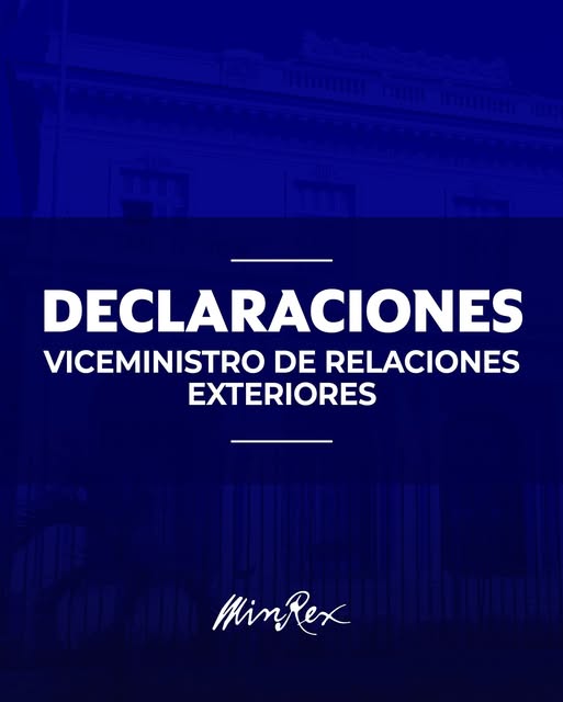 Embacuba_Ecu's tweet photo. Declaraciones del viceministro de Relaciones Exteriores de la República de Cuba https://t.co/FcJmZX52Cd https://t.co/Tk0hq6n5ut