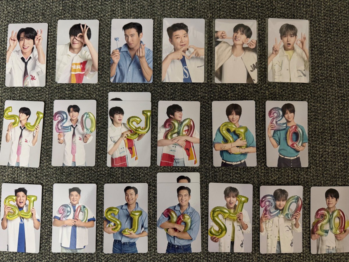 SUPER JUNIOR SJマーケット ランダムトレカ、購入特典 トレカ