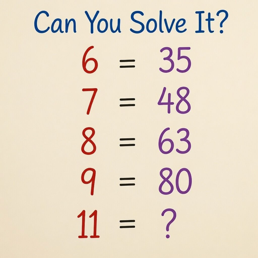 6 becomes 35.
7 becomes 48.
But what happens to 11? 🧐