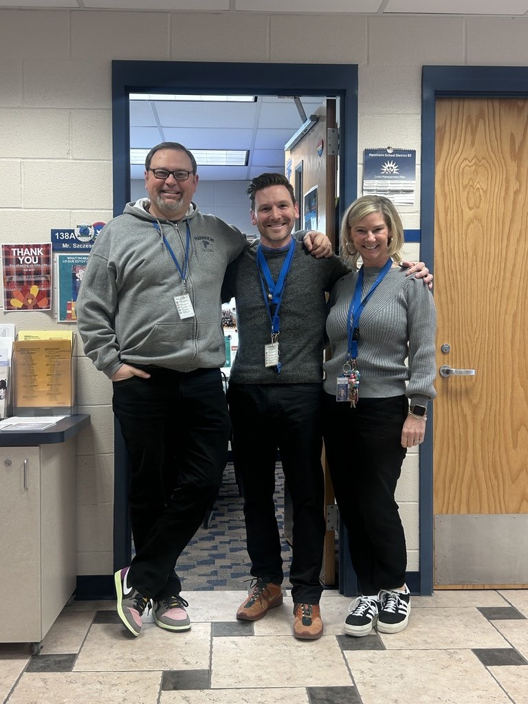 Apparently, great minds don’t just think alike… they dress alike. MMS Admin Team rocking the same color scheme outfit - no group text, no planning meeting, no shared Google Doc. Just pure, accidental synchronization! #MMSFalcons #WeAreD83
