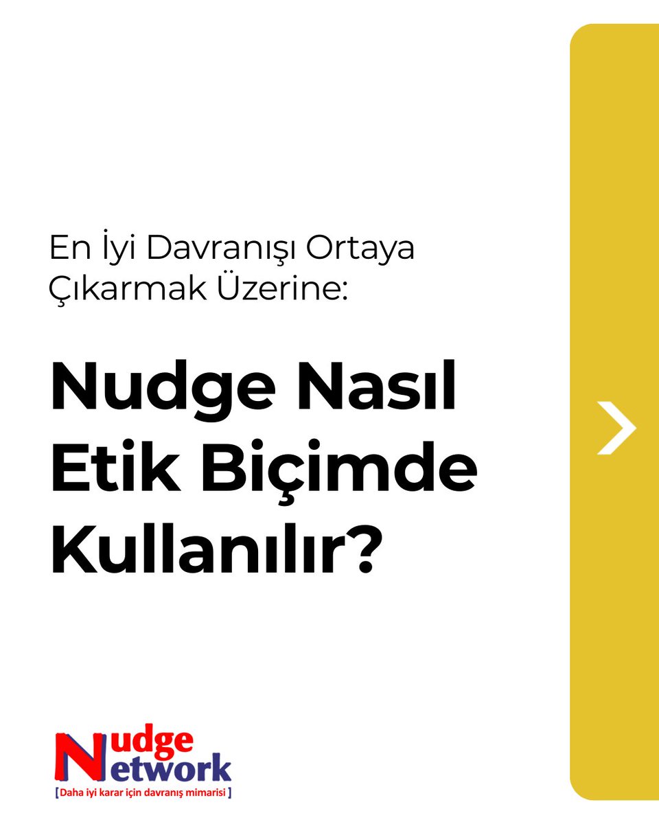 nudgenetworktr's tweet image. İnsanları ikna etmek kolaydır.

Onları manipüle etmeden yönlendirmek zordur.

Etik nudge tam olarak bu çizgide durur.

Amaç ne?
Özgürlük korunuyor mu?
Sonuç kime fayda sağlıyor?

nudgenetwork.net/wp-content/upl…

#NudgeNetwork #Nudge #Etik #DavranışTasarımı