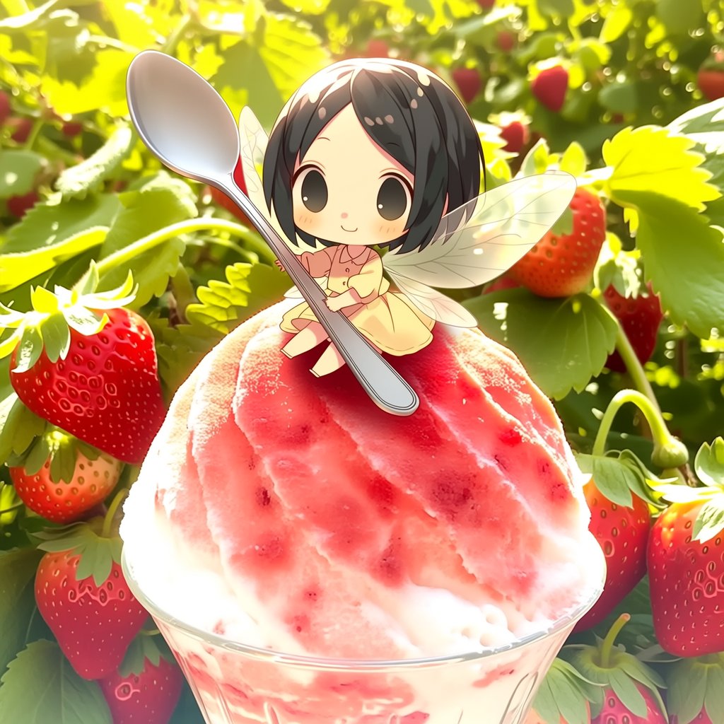 coroxrin 金曜日もお疲れ様でした😊 冷凍イチゴを削って作ったかき氷っ