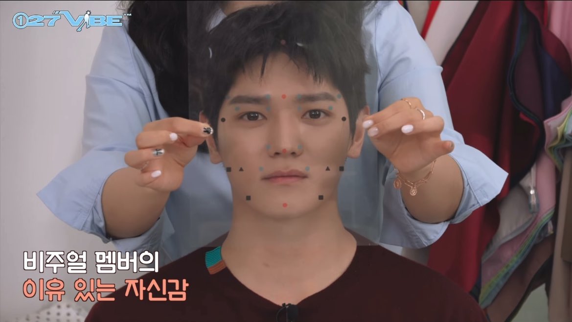 เป๊ะทุกตำแหน่ง คา คิ้ว จมูก ปาก คาง เพราะพี่คือ original visual ไงล่ะ