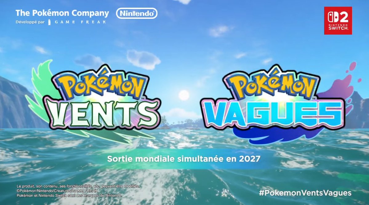 Am4n0_'s tweet image. Ils ont raté l'opportunité du siècle d'avoir "Pokémon Vents et Marées" ptn ils sont trop cons

(ceci dit très encourageant + sortie en 2027)