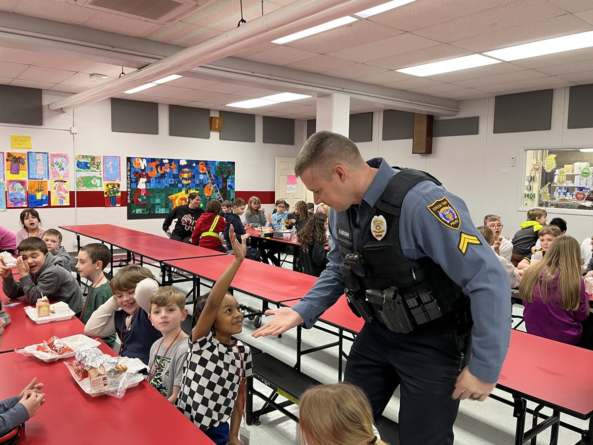 OHLSD's tweet photo. A very big THANK YOU to all of the Green Township Police, Fire and EMT first responders who were able to join our students at Springmyer Elementary yesterday for a special luncheon in honor of Public Schools Week.
#PublicSchoolsWeek https://t.co/XAiX68x6Yv