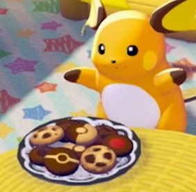 ライチュウにお手製のクッキー食べさせて同居できる旨