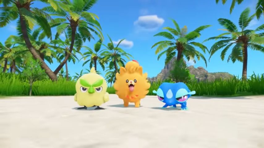 mecchaJP's tweet photo. Pokemon 30th Anniversary - New Starters revealed for Gen 10!
#pokemon #pokemon30thanniversary #pokemonwindandwaves https://t.co/TNBT688wYS