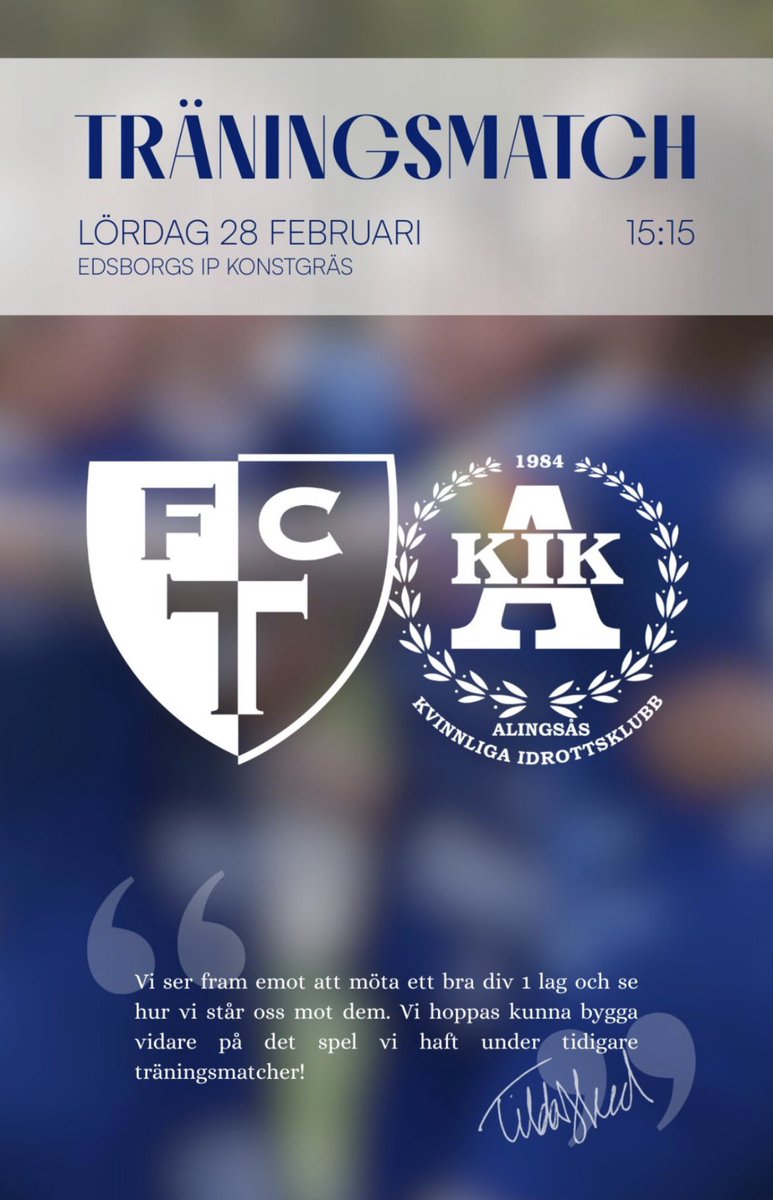 Alingsås KIK Dam tweet media