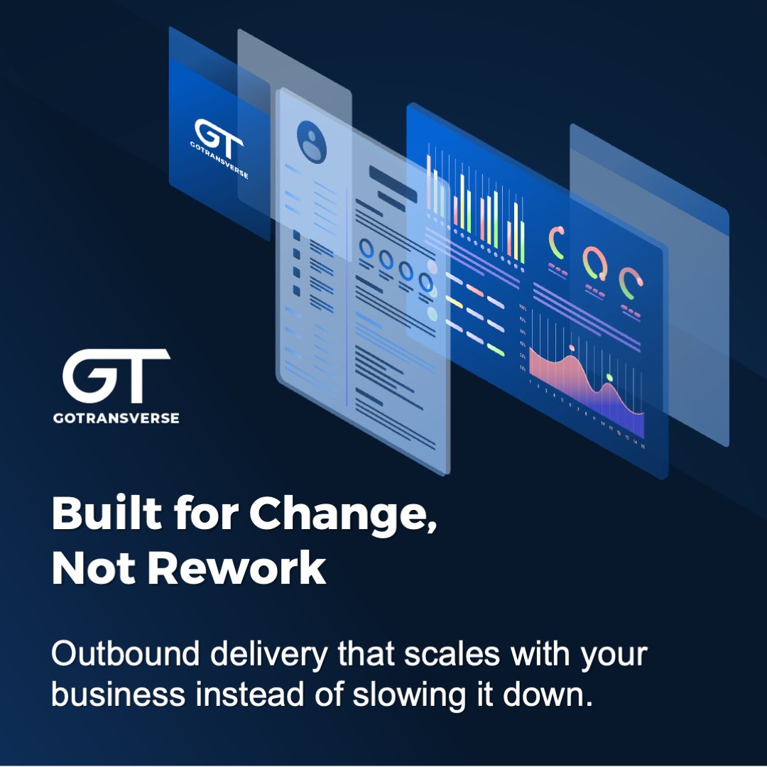 Gotransverse's tweet image. GT-C ↓
No brittle scripts. 
No silent failures. 
No rebuilding every time the business changes. 

Modernize outbound financial delivery → tinyurl.com/jnwnnek6

#RevenueIntegrity #FinancialData #EnterpriseFinance #ModernMonetization