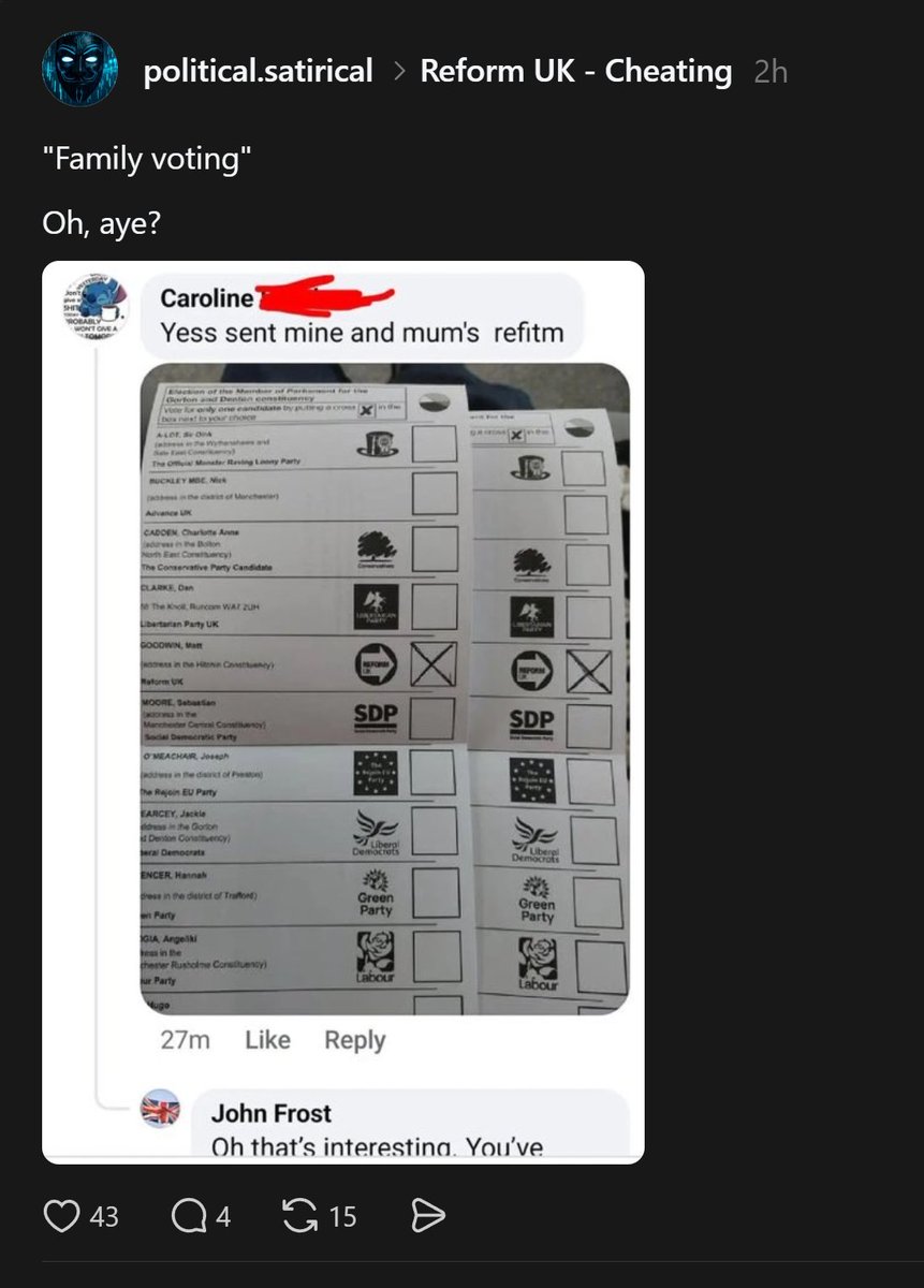 Political Satirical tweet media