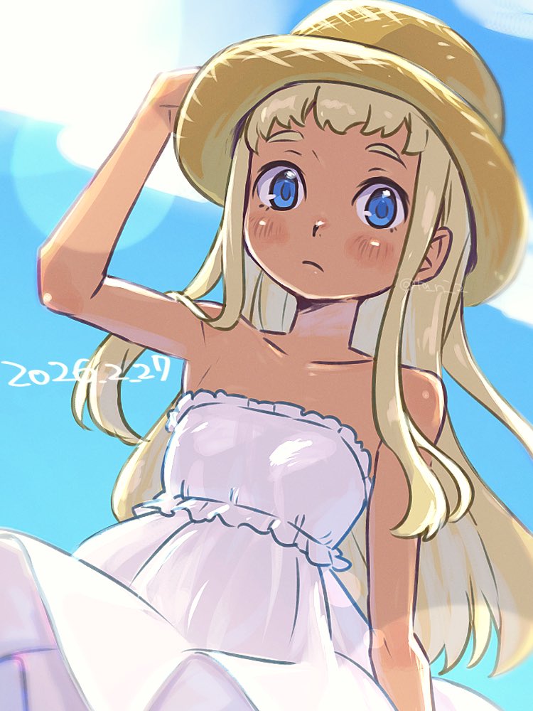 2014.08.14お題『サマードレス』
スクスト版深夜の真剣お絵描き60分一本勝負（+30min）