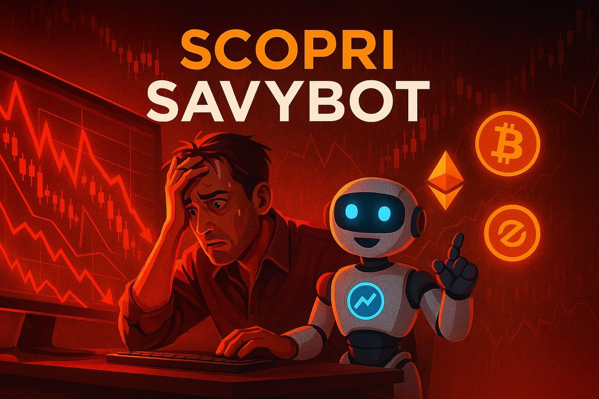 I crolli di mercato ti stressano ? 🤮

Vieni a provare SavyBot gratuitamente per un mese sul tuo account #Binance  !

Controlla le recensioni dei nostri utenti su #Trustpilot 

👉🏻 savybot.cloud 

Ti aspettiamo !

#Bitcoin #trading #AlgoTrading #invest #investire