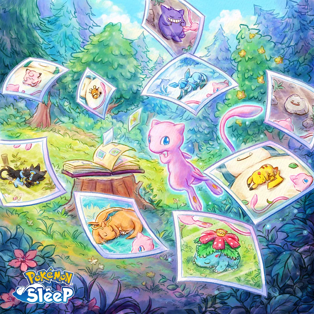 キャンバスアート ミュウのミラクルスナップ Pokémon Sleep HCK9ZCMWcAA27SO?format=webp&