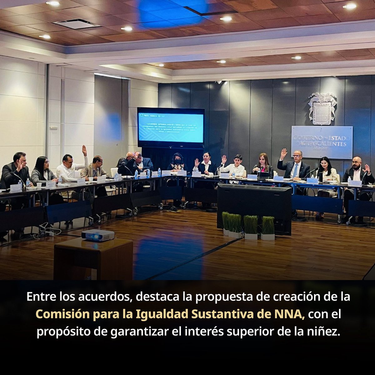 INAMI_mx's tweet image. La OR del #INM en Aguascalientes participó en la Primera Sesión Ordinaria 2026 del Sistema Local de Protección Integral de los Derechos de Niñas, Niños y Adolescentes que presidió la secretaria ejecutiva nacional de @SIPINNA_MX, Lorena Villavicencio.

En el encuentro, se acordó