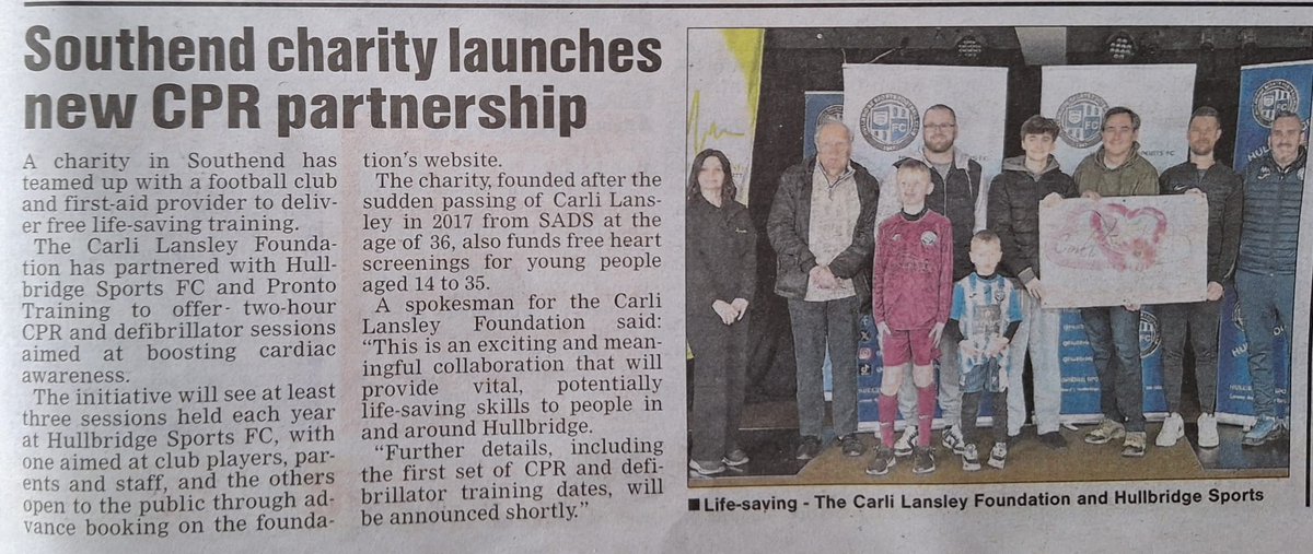 Carli Lansley Foundation tweet media