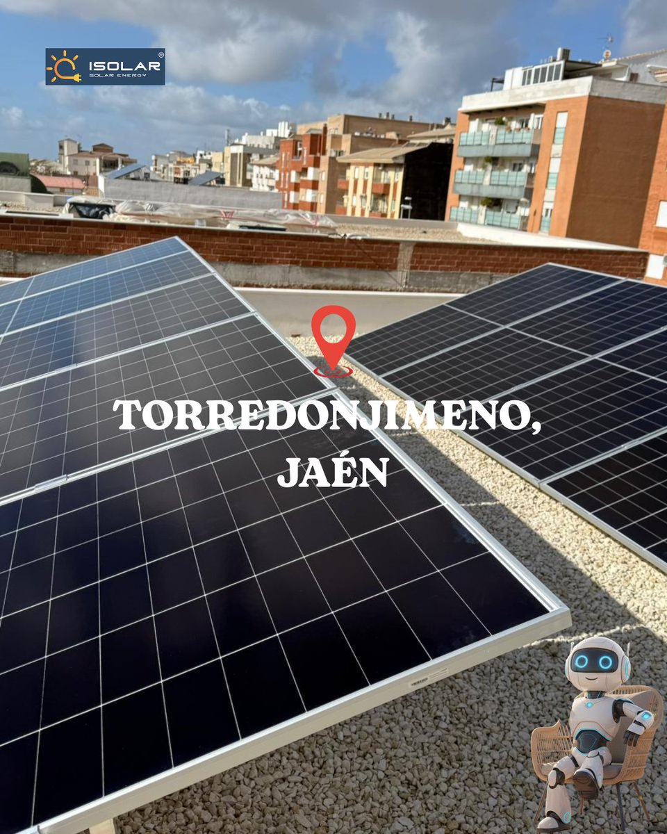 isolar_es's tweet photo. Nueva joya terminada en Torredonjimeno (Jaén)
10 paneles de 600W + Inversor Solax de 6kW con estructura inclinada.
Potencia máxima para que esta casa se olvide de las subidas de la luz.
El sol de Jaén ahora trabaja para ellos https://t.co/IzJEpBSJya
#Energia #Ahorro #iSolar https://t.co/s4hi7PrTpF